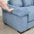 170"Oversized Cloud Modular U-Shape Sectional Couch,Premium Corduroy Fabric With Chaise Deep Seat Wide Armrests,8 Throw Pillows Good Resilience Cushion,Easy Assembly, For Living Rooms Studies,Blue