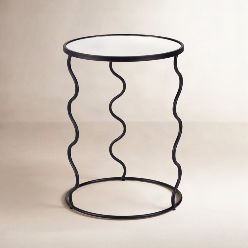 Glass Tray Top End Table