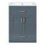 Meuble-lavabo autoportant de 24 po avec lavabo en céramique-646379481