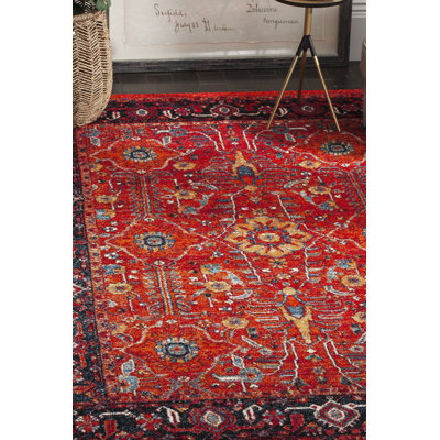 Tapis performance oriental rétro Hamadan