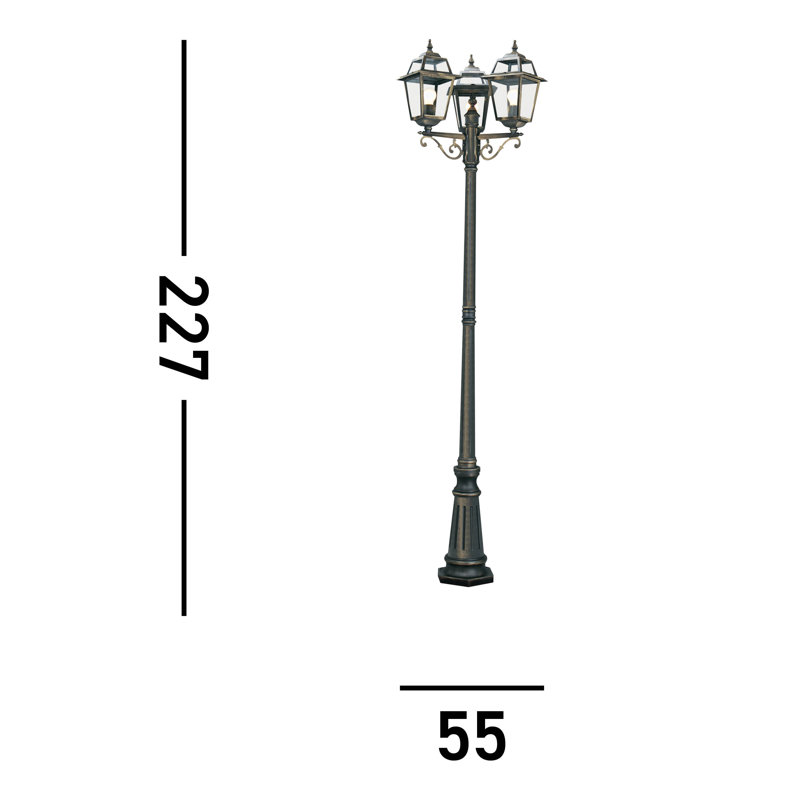 Carrizales Transparent Lamp Post (Full)