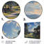 «Blue green Fairway country golf Club», reproduction d'art sur toile encadrée-474890170-474890171
