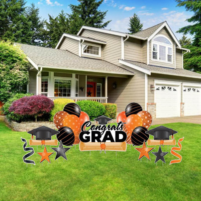 11 Piece Congrats Grad Garden Stake Set