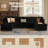 Nathasa 6-Piece Upholstered Corduroy Sectional-2036437213