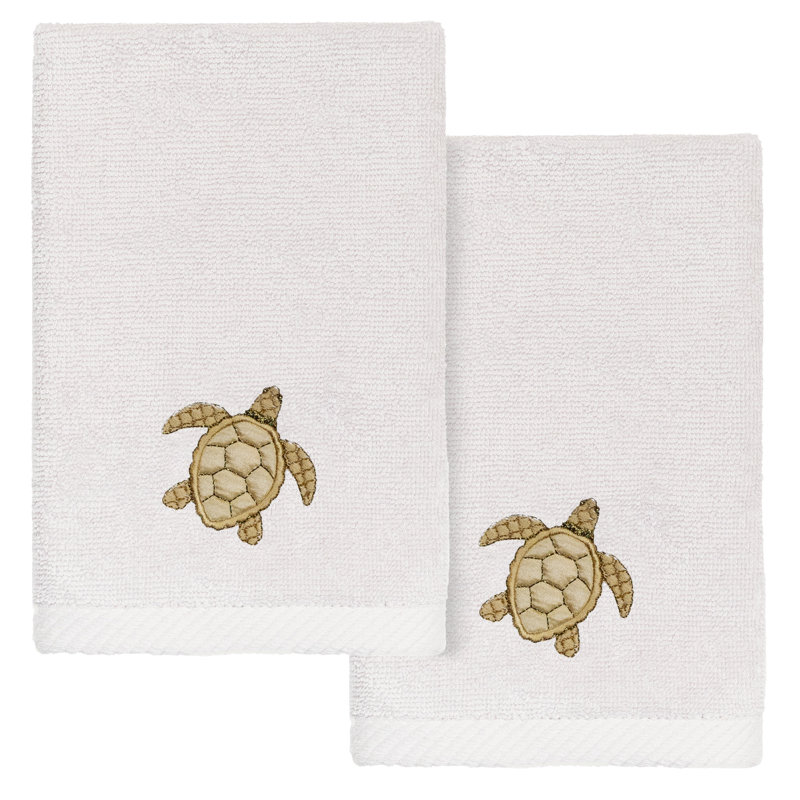  100% Turkish Cotton Fingertip Towel, Silver
