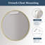 Aluminium Frame Round Wall Mirror-870559325-870559322