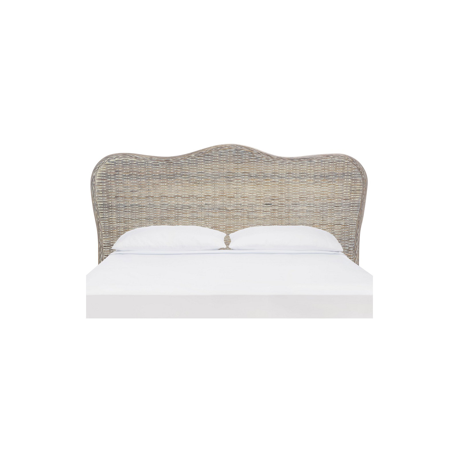 Litchford Headboard, Queen, White Washed