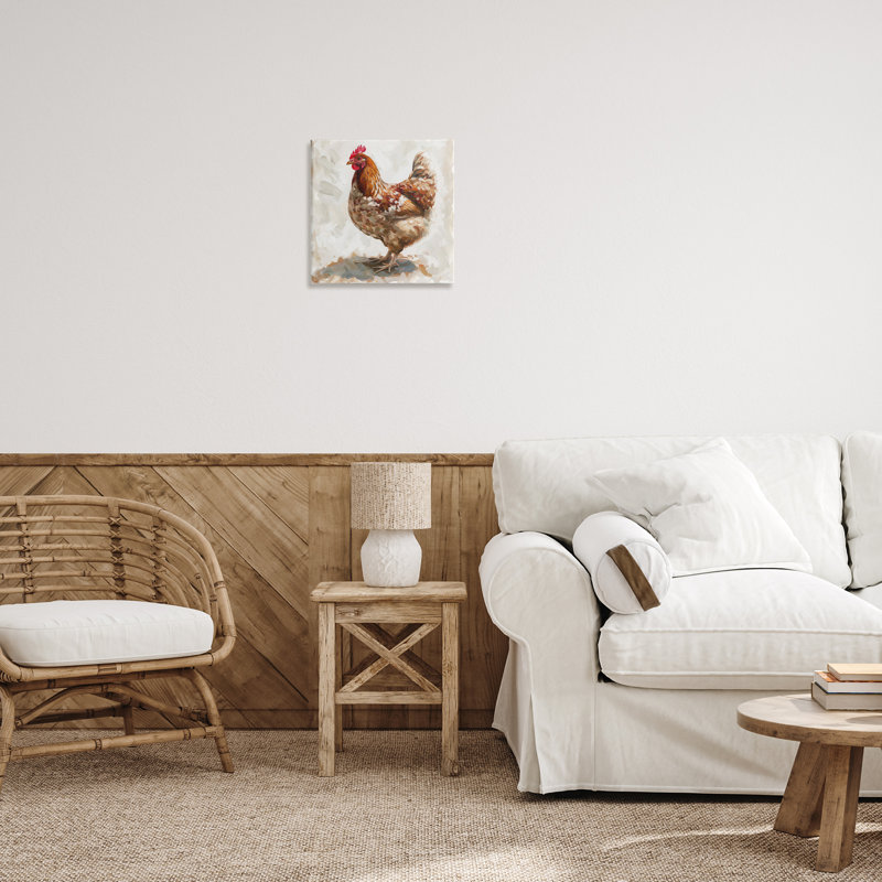 Art mural neutre sur toile beige par LSR Design Studio, H 17 po x l 17 po