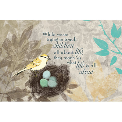 Bird Children - Wrapped Canvas Print