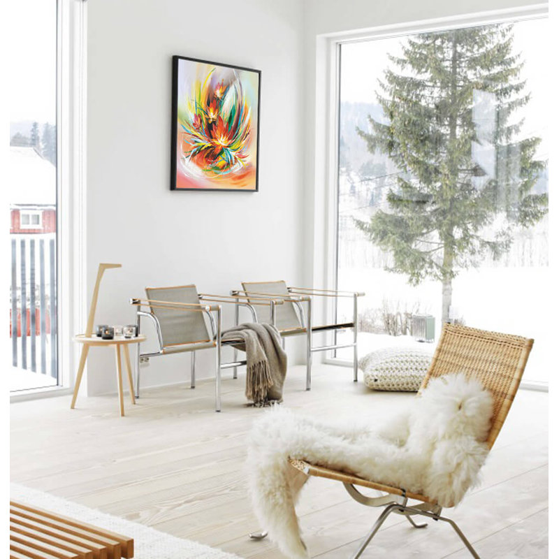 Fleurs - peinture sur toile