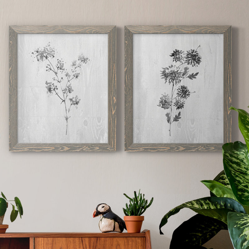 Neutre pré - peinture, H 20 po x l 17 po x P 1 po, Toile avec cadre gris, Pas de tapis