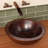 Laguna Hand-Hammered Copper Round Vessel Bathroom Sink-113449534