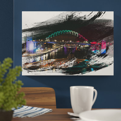 Tyne Bridge Newcastle - Wrapped Canvas