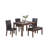5 Piece Upholstered Dining Set With Bench-1906541338