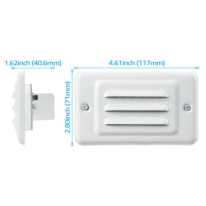 LED Hardwired Stair Light Wall Mount for Walkway Indoor/Outdoor