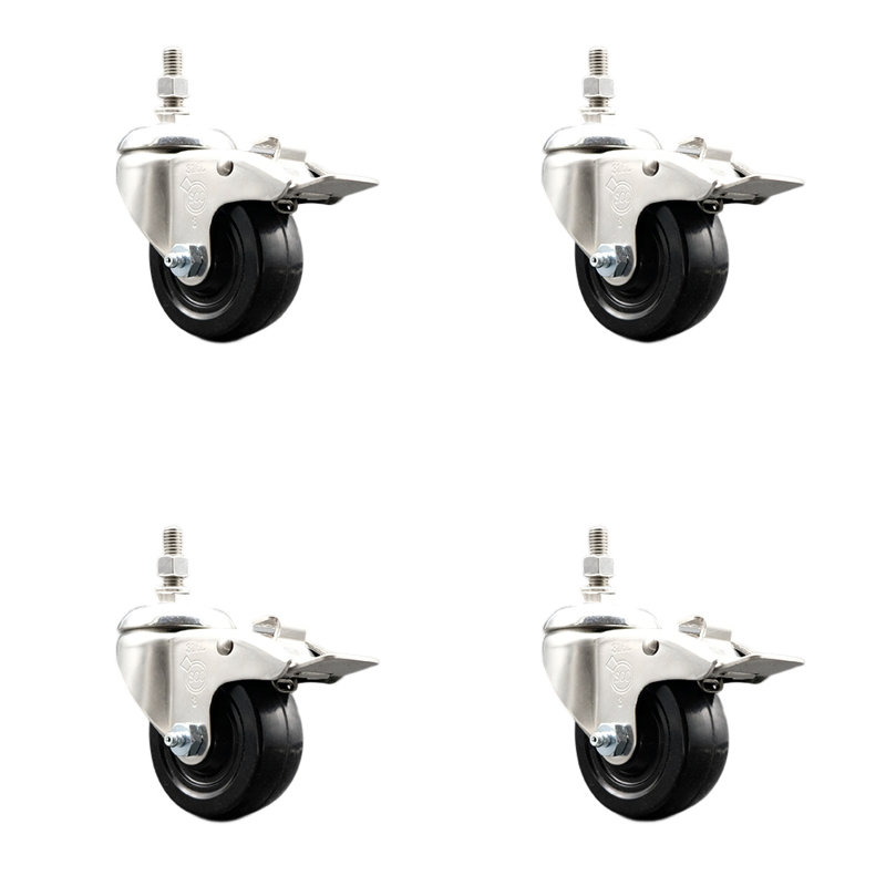 Soft Rubber Casters
