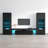 Earle 67" Modern Entertainment Center with High Gloss Finish-262256703