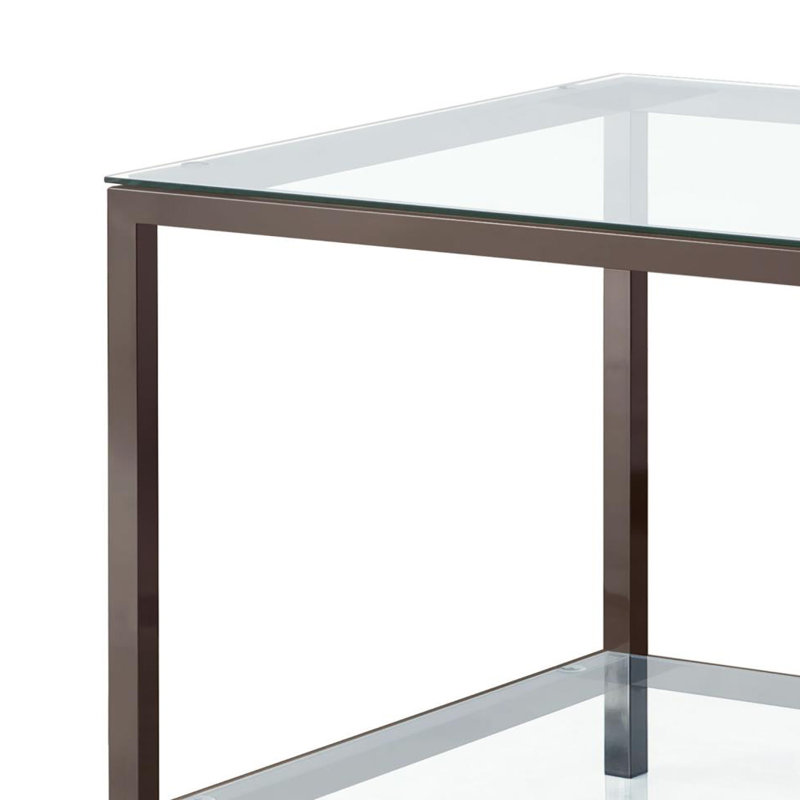 Harway Glass Top End Table