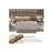 Outdoor Rectangular Propane Fire Pit 40000 BTU,41.9''MGO Patio Heater with Stainless Steel Burner and Free Lava Rocks,Waterproof Cover,Suitable for Courtyard,lawn,patios, decks,swimming pool-129682312