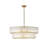 5/8 Light Gold 2-tiered Glass Adjustable Chandelier-1322572061-1322572060