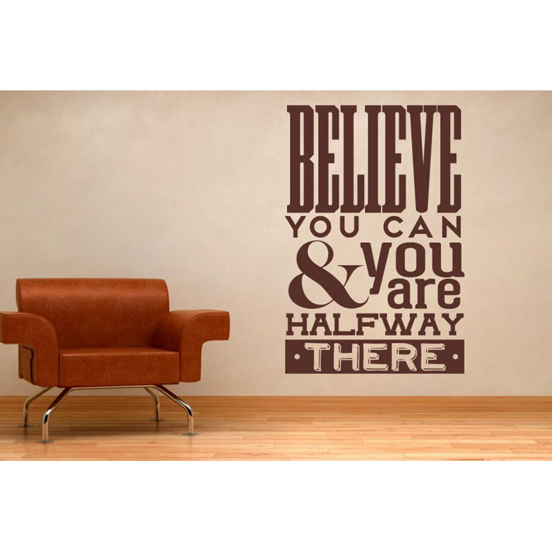 Wall Decal, Brown, Medium