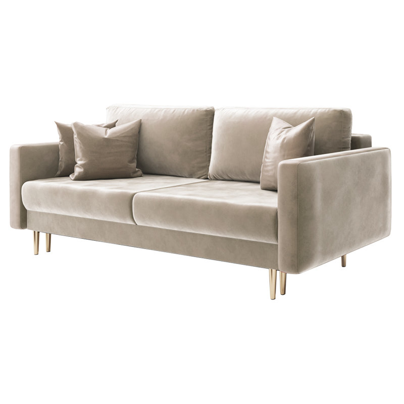 Alexyz 3 Seater Sleeper, Beige