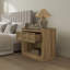 Tables de chevet l 30,7 po Helio avec 1 tiroir et 1 armoire de rangement ouverte-116235822-119845558