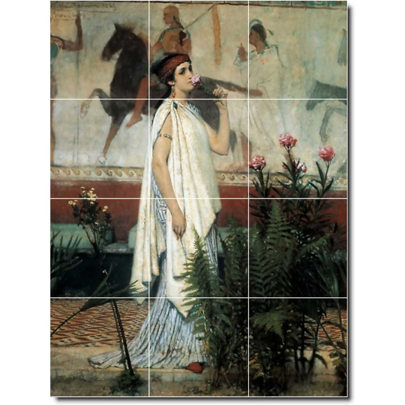 Carreau de peinture murale 24 po x 32 po 8 po x 8 po, Femme 058