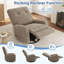 Chaises inclinables pour salon, chambre à coucher, bureau, véhicule récréatif, petits espaces-3573108