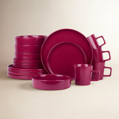 Stone Lain Cleo 16-Piece Dinnerware Set Stoneware