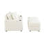 Comfy 1 velours côtelé, coussins décoratifs, siège profond, haut ressort, caractéristiques ergonomiques, assemblage rapide, beige, tissu de relaxation, éponge haute, structure stable, beige
