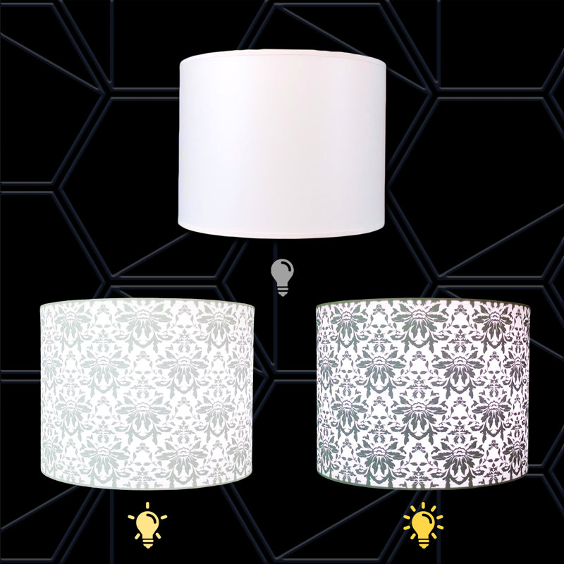Abat-jour rigide à 2 côtés Royal Designs - 2 po, 10 po x 10 po x 8 po