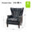 Ameliah Genuine Leather Wingback Chair-211250891