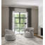 Fauteuil demi-tonneau argenté 100% polyester Piagia-82803469