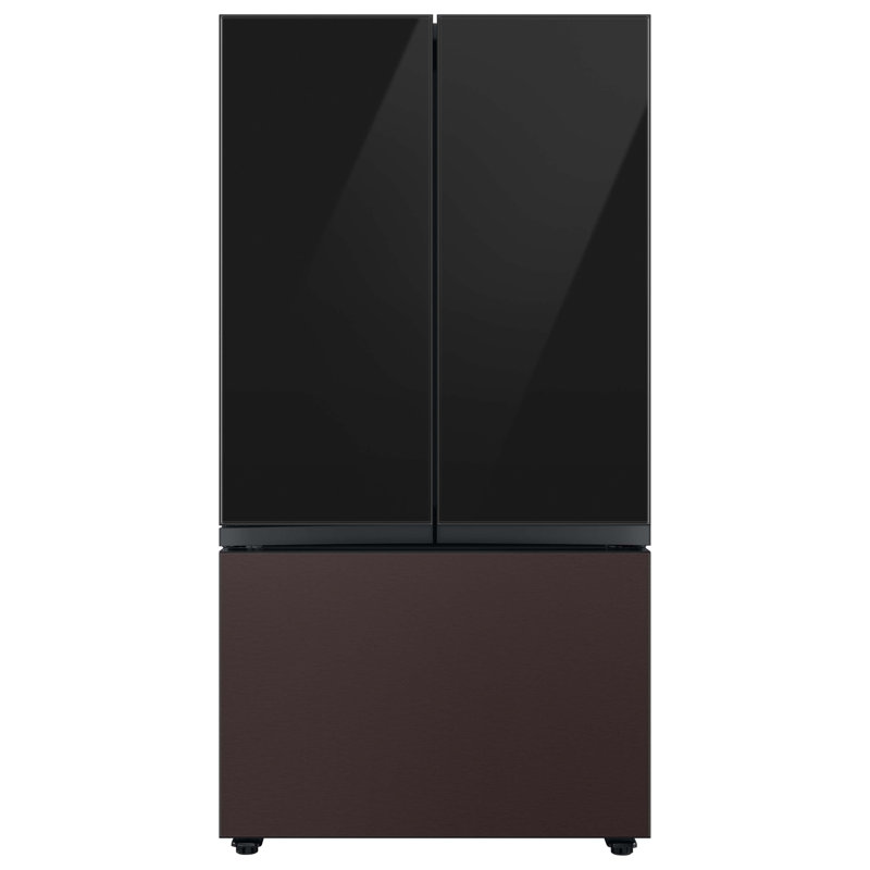 Samsung 24 cu. ft. Smart Bespoke 3-Door French-Door Refrigerator with Customizable Panel Colors and AutoFill Water Pitcher in Custom Panel-Ready