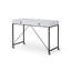 Bureau avec rangement supérieur et roulettes-67096758