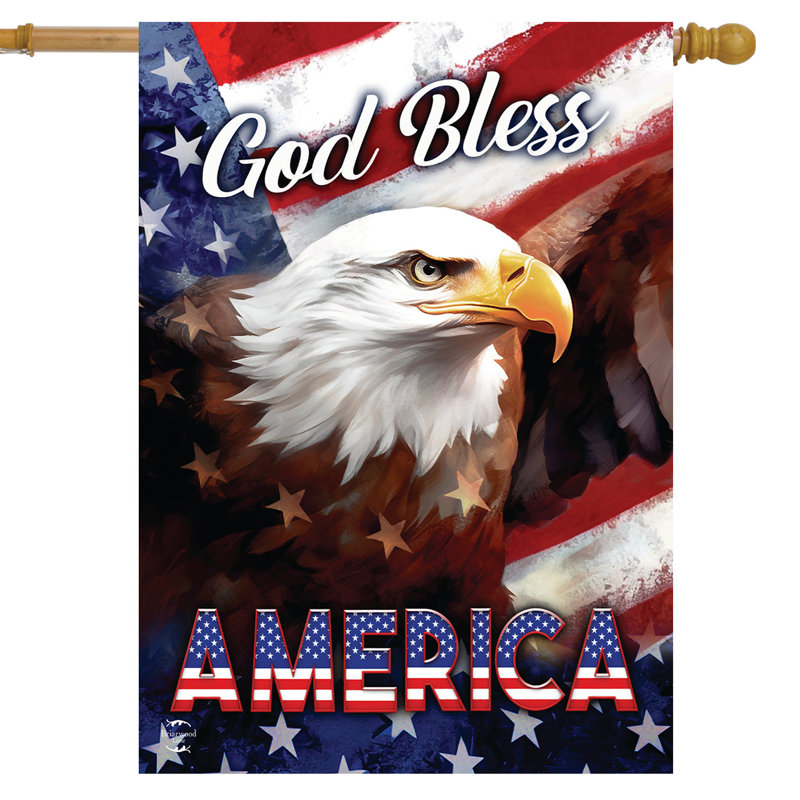 Drapeau «God Bless America» Eagle House