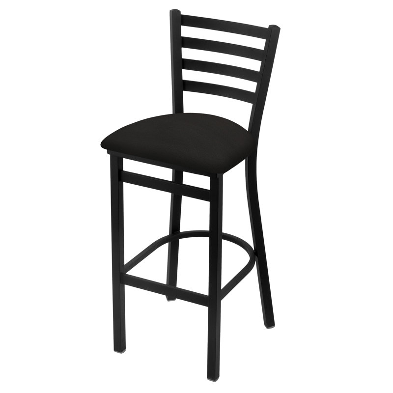 400 Jackie Bar & Counter Stool, Vinyl-Canter Espresso, Bar Stool (30" Seat Height)
