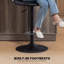 HOMCOM Bar Stools Set of 2 Modern Swivel Height Adjustable Chairs-2094434095