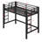 Space-Saving Loft Bed Featuring Ergonomic Climbing Ladder And Protective Railings