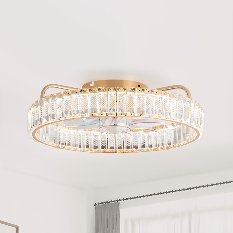 Ventilateur de plafond 20 po avec lumières DEL Tomonori