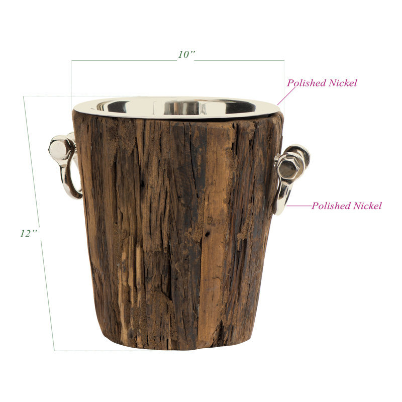 Reilly Wood Ice Bucket