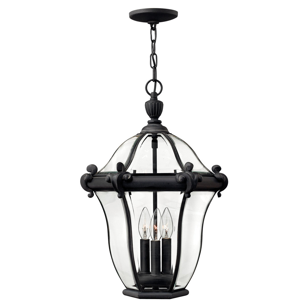 San Clemente 3 -Bulb 22" H Mains Only Outdoor Pendant Hinkley Fixture 