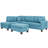 Romulus Upholstered L-Shaped Sectional Reversible-648361283