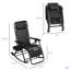 2 chaises berçantes d'extérieur, chaise berçante inclinable pliable-864740284
