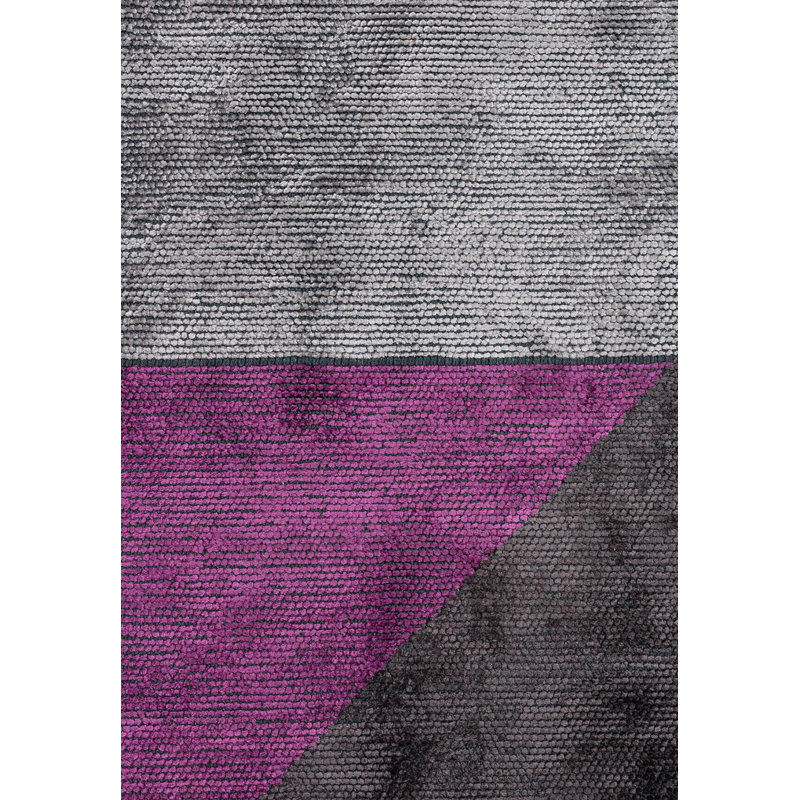 Kelseyville Geometric Hand Loom Indoor / Outdoor Area Rug, Rectangle 6'7" x 8'2"