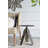 Leaf Side Table with Silver Antique Finish