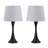 Set Of 2 Metal Table Lamp With Shade-2097712940-2097712939