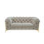 Soule - Causeuse transitionnelle en velours-457280212-457452749