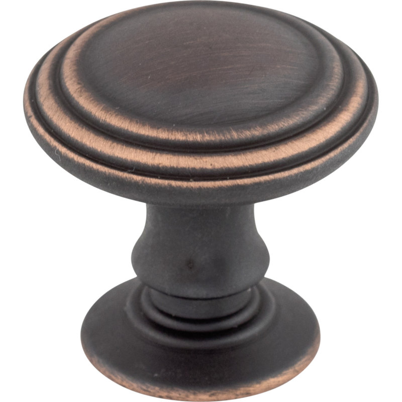 Reeded Round Knob, 1 1/4" Knob Diameter, Umbrio